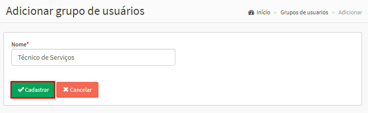 Como Cadastrar Grupo De Usuários Gestãoclick 5776
